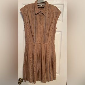 A Loves A eyelet tan dress size M